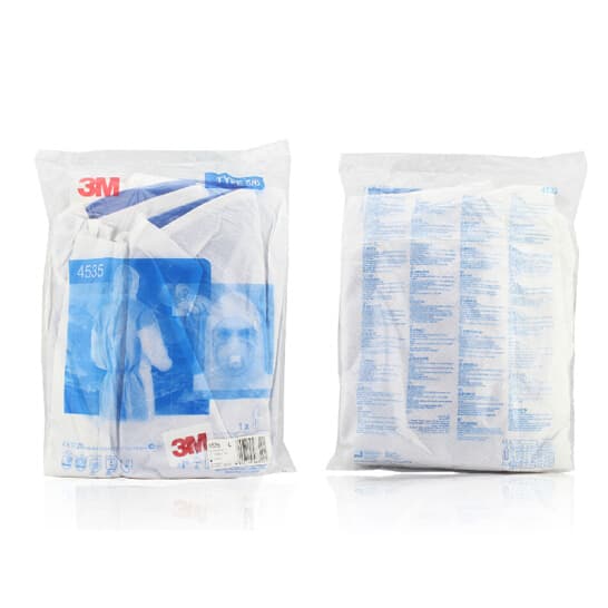 3M 4535 白色帶帽體防護(hù)服（原4640升級）